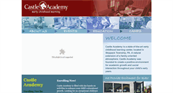 Desktop Screenshot of castleacademychildcare.com